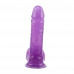 Chisa Novelties | Фаллоимитатор Hi-Rubber 7.7 Inch Dildo Purple. Цена 822 грн. Фото: 4