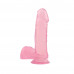 Chisa Novelties | Фаллоимитатор Hi-Rubber 7.7 Inch Dildo Pink. Цена 835 грн. Фото: 1