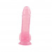 Chisa Novelties | Фаллоимитатор Hi-Rubber 7.7 Inch Dildo Pink. Цена 835 грн. Фото: 3