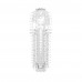 Chisa Novelties | Насадка на член - SuperMe Nubby Sleeve Clear. Ціна 558 грн. Фото: 1