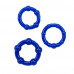 Chisa Novelties | Ерекційні кільця - GK Power Beaded Cock Rings Blue. Ціна 128 грн. Фото: 1