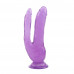 Chisa Novelties | Подвійний фалоімітатор - Hi-Rubber Double Dildo Purple 8.0 