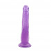 Chisa Novelties | Подвійний фалоімітатор - Hi-Rubber Double Dildo Purple 8.0 