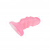 Chisa Novelties | Рифленная анальная пробка Chisa Hi-Rubber Raging Mini Plug Pink. Цена 455 грн. Фото: 3