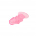 Chisa Novelties | Рифленная анальная пробка Chisa Hi-Rubber Raging Mini Plug Pink. Цена 455 грн. Фото: 4