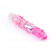 Chisa Novelties | Вибратор с дополнительной стимуляцией клитора Chisa Crystal Jellie на батарейках, розовый. Ціна 848 грн. Фото: 2