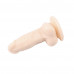 Chisa Novelties | Вибратор реалистичный с мошонкой Chisa Ballsy Super Cock на присоске, телесный. Цена 1 165 грн. Фото: 4