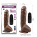 Chisa Novelties | Вибратор реалистичный Chisa Ballsy Super Cock Mr. Marcus с пультом управления, коричневый. Ціна 1650 грн. Фото: 7