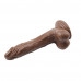 Chisa Novelties | Вибратор реалистичный с ротацией Chisa Ballsy Super Cock JAMES DEEN и пультом управления, коричневый. Цена 1 199 грн. Фото: 4