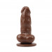 Chisa Novelties | Вибратор реалистичный на присоске Chisa Ballsy Super Cock JUMBO JACK с пультом, коричневый. Ціна 899 грн. Фото: 2