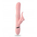 Chisa Novelties | Вибратотр-кролик рельефный, с слоником Chisa, розовый. Цена 2 750 грн. Фото: 1