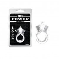 Chisa Novelties | Эрекционное кольцо на пенис Chisa GK Power, прозрачный. Цена 380 грн