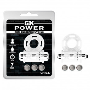 Chisa Novelties | Эрекционное виброкольцо Chisa Get Lock Vibrating Bull Ring, прозрачное. Ціна: 579 грн