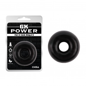Chisa Novelties | Эрекционное кольцо Chisa GK Power Fat O Cock Ring # 2, черное. Ціна: 320 грн
