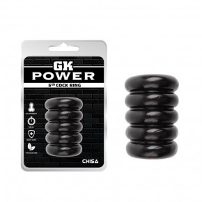 Chisa Novelties | ерекційне кільце обмежувач довжини Chisa GK Power 5th Cock Ring. Ціна: 400 грн