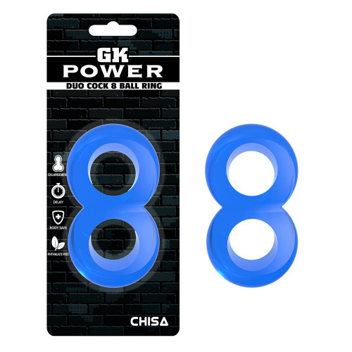 Chisa Novelties | Эрекционное кольцо восьмерка Chisa GK Power, синее. Ціна 320 грн Chisa Novelties | Эрекционное кольцо восьмерка Chisa GK Power, синее. Ціна 320 грн