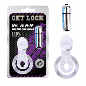 Chisa Novelties | Эрекционное кольцо с вибропулей Chisa GET LOCK Vibe Cocking Прозрачное. Цена: 650 грн