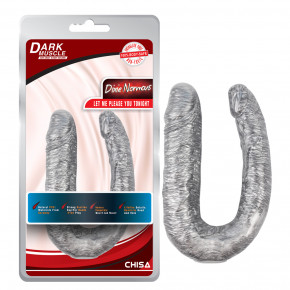 Chisa Novelties | Фаллоимитатор двойной (двухсторонний) Chisa Dixie Normous-Silver. Цена: 899 грн