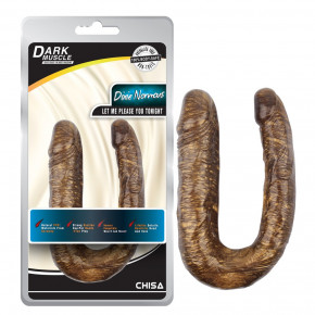 Chisa Novelties | Фаллоимитатор двойной Chisa Dark Muscle, золото. Цена: 760 грн