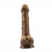 Chisa Novelties | Фаллоимитатор реалистичный на присоске Chisa Dark Muscle Justin Sider, золотистый. Ціна 795 грн. Фото: 2
