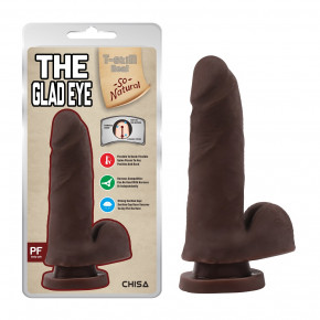Chisa Novelties | Фаллоимитатор с хребтом Chisa T-skin ReaL The Glad Eye, коричневый. Ціна: 650 грн