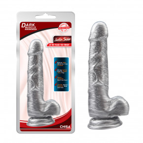 Chisa Novelties | Фаллоиммитатор Chisa Justin Sider Silver Dark Muscle. Цена: 730 грн
