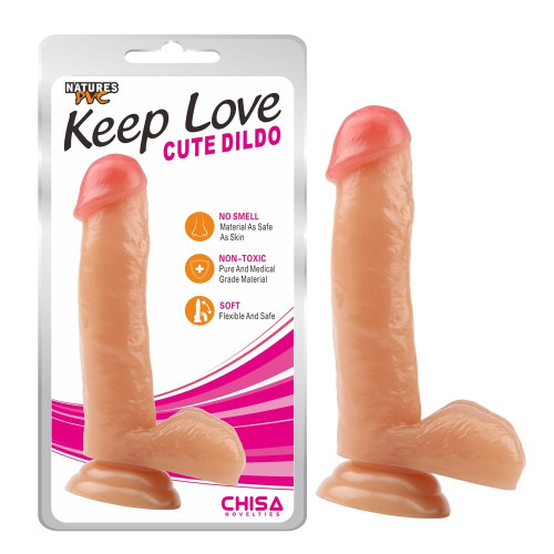Chisa Novelties | Фаллоиммитатор реалистичный Chisa Keep Love Cute Dildo на присоске, бежевый. Цена 880 грн Chisa Novelties | Фаллоиммитатор реалистичный Chisa Keep Love Cute Dildo на присоске, бежевый. Цена 880 грн