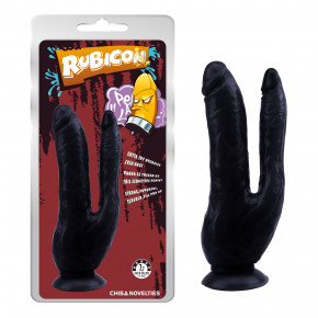 Chisa Novelties | Фаллоимитатор двойной на присоске Rubicon 7.7 Chisa 20 см / 3,8 см. Цена: 789 грн