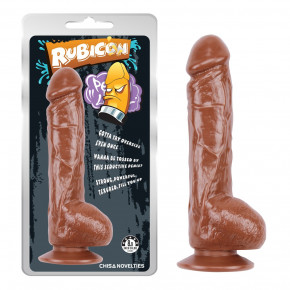 Chisa Novelties | Фаллоимитатор коричневый 23 см Rubicon CHISA. Цена: 899 грн