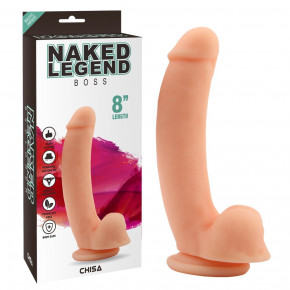Chisa Novelties | Фаллоимитатор на присоске Naked Legend Boss 8 Chisa 20,5 см / 4,1 см. Ціна: 1850 грн