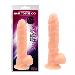 Chisa Novelties | Фаллоимитатор на присоске Chisa Real Touch XXX Realistic 7.7, бежевый. Ціна: 899 грн