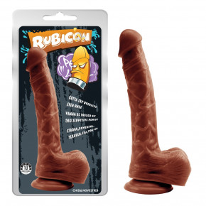 Chisa Novelties | Фаллоимитатор реалистик Chisa Leviathan Penis - Brown-Rubicon 24*4.5 см. Цена: 999 грн