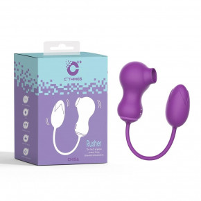 Chisa Novelties | Клиторальный вибратор Chisa C++ Things RUSHER с виброяйцом, фиолетовый. Цена: 2 479 грн
