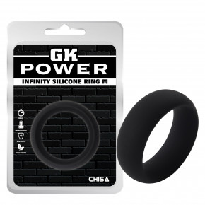 Chisa Novelties | Кольцо эрекционное Chisa GK Power Infinity Ring M,черное. Ціна: 425 грн