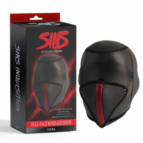 Chisa Novelties | Маска-шлем с отстёгивающимися элементами Chisa Sins Iquisition, черный. Цена: 3 590 грн
