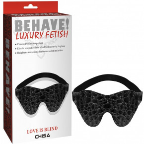 Chisa Novelties | Маска на очі BEHAVE LUXURY FETISH LOVE IS BLIND Chisa. Ціна: 425 грн