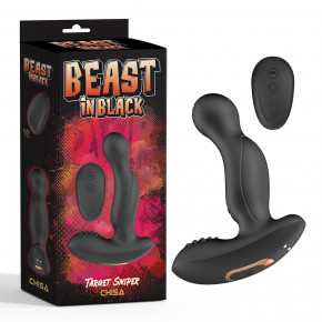 Chisa Novelties | Массажер простаты для мужчин Chisa Beast in Black Target Sniper с вибрацией и пультом, черный. Цена: 2 950 грн