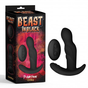 Chisa Novelties | Массажер простаты с ротацией Chisa BEAST IN BLACK и дистанционным пультом. Цена: 2 995 грн