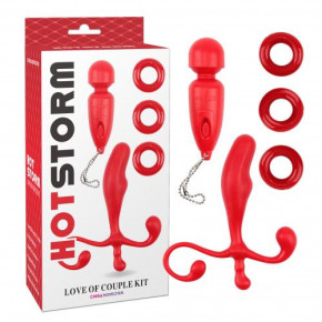 Chisa Novelties | Набор (анальный стимулятор, эрекционные кольца, мини микрофон) Hot Storm Chisa. Цена: 595 грн
