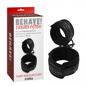 Chisa Novelties | Наручники на липучках Chisa Behave TEMPT HIM HAND CUFFS. Цена: 795 грн