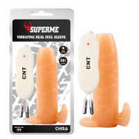 Chisa Novelties | Насадка на член Chisa SuperMe Vibrating Real Feel Sleeve с вибрацией. Ціна 1177 грн Chisa Novelties | Насадка на член Chisa SuperMe Vibrating Real Feel Sleeve с вибрацией. Ціна 1177 грн