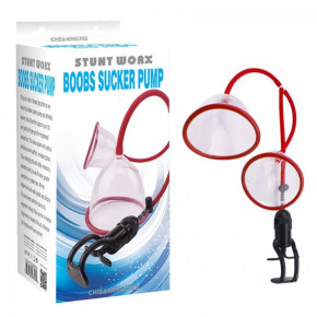 Chisa Novelties | Вакуумная помпа для грудей Chisa Stunt Worx Boobs sucker Pump, механическая. Цена: 1 595 грн