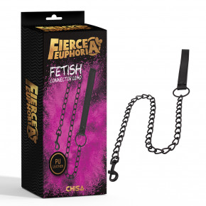 Chisa Novelties | Поводок для ошейника Chisa Fierce Euphoria Fetish Connector, черный. Ціна: 530 грн