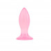 Chisa Novelties | Пробка анальная на присоске Chisa Hi-Rubber Butt Plug. розовый. Цена 550 грн. Фото: 1