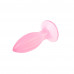 Chisa Novelties | Пробка анальная на присоске Chisa Hi-Rubber Butt Plug. розовый. Цена 550 грн. Фото: 3