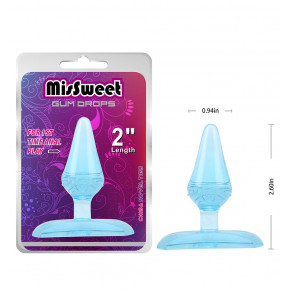 Chisa Novelties | Пробка анальная Chisa Mis Sweet, голубая. Цена: 290 грн