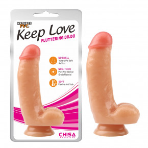 Chisa Novelties | Фаллоимитатор с мошонкой-Keep Love Fluttering Dildo Flesh. Цена: 755 грн