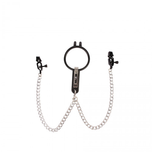 Chisa Novelties | Расширитель рта с зажимами для сосков Chisa Sins