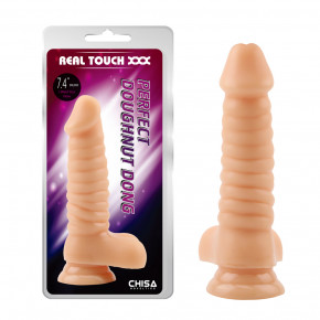 Chisa Novelties | Фаллоимитатор с рельефом Chisa Real Touch Perfect Doughnut Dong. Цена: 900 грн