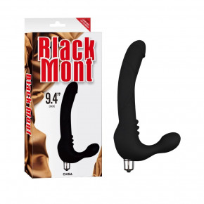 Chisa Novelties | Страпон безремневой Chisa Black Mont со съемной вибропулей. Ціна: 2452 грн